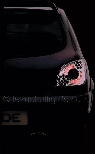 Ford fiesta techno LED chrome Lexus style rear lights