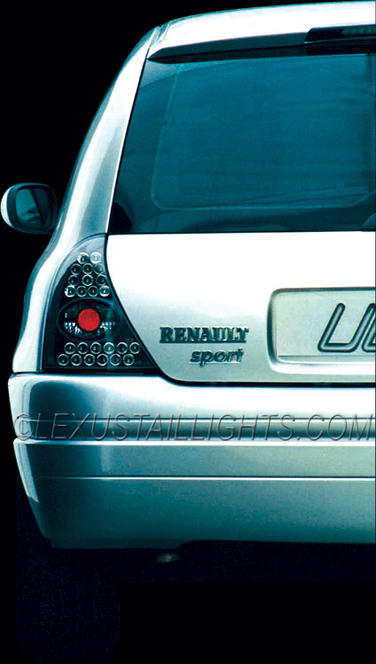 Renault Clio black lexus LED lights also available in red/clear lexus Led lights.. CLICK HERE!