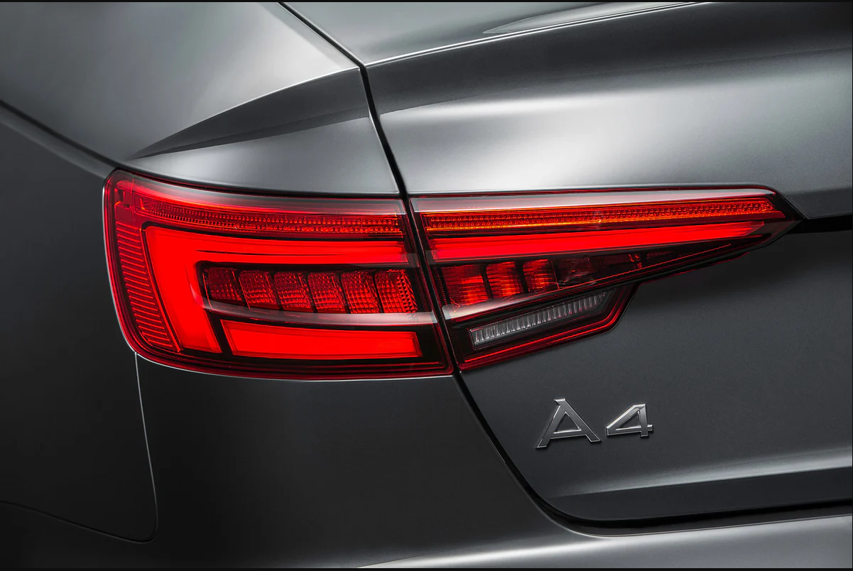 Audi A4 rera lights and body styling