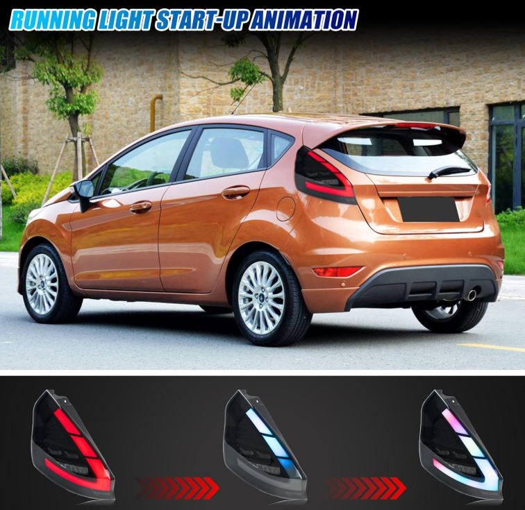 Ford Fiesta Start-up Animation Tail Lights