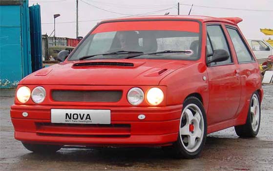 Vaxhall Nova body kit and lights