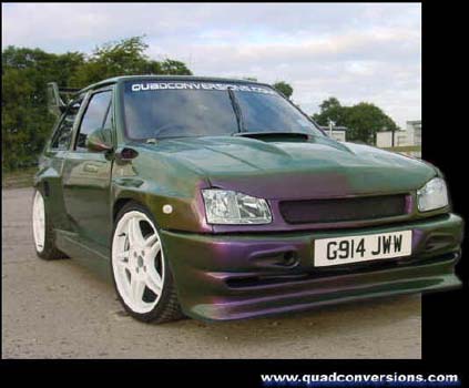 Vaxhall Nova body kit and lights