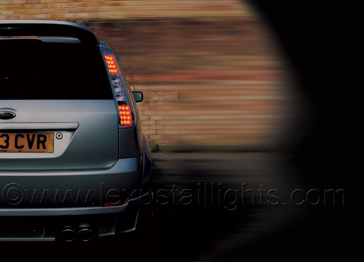 Ford Fiesta Mk6 LED Lexus rear lights