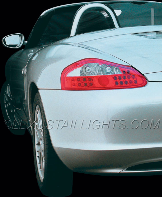 Porsche Boxter rear  red / clear lexus rear lights 